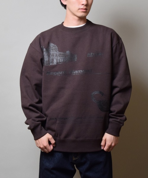 Back Channel（バックチャンネル）の「STEALO CREW SWEAT（スウェット・メンズ・ブラック/ミックスグレー/ブラウン・SMALL/MEDIUM/LARGE/X-LARGE/XX-LARGE）」の13枚目の写真