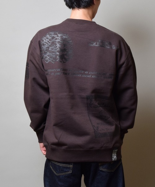 Back Channel（バックチャンネル）の「STEALO CREW SWEAT（スウェット・メンズ・ブラック/ミックスグレー/ブラウン・SMALL/MEDIUM/LARGE/X-LARGE/XX-LARGE）」の14枚目の写真