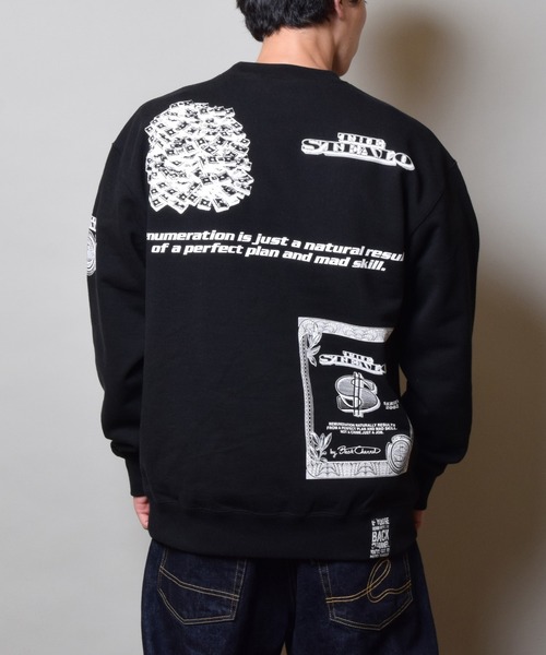 Back Channel（バックチャンネル）の「STEALO CREW SWEAT（スウェット・メンズ・ブラック/ミックスグレー/ブラウン・SMALL/MEDIUM/LARGE/X-LARGE/XX-LARGE）」の16枚目の写真