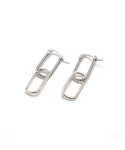 YArKA（ヤーカ）の「【YArKA/ヤーカ】double hoop earing(pierce) [figur] / ダブルフープピアス（ピアス（両耳用）・レディース・シルバー・FREE）」の5枚目の写真