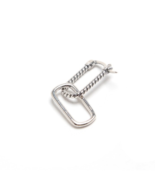 YArKA（ヤーカ）の「【YArKA/ヤーカ】double hoop earing(pierce) [figur] / ダブルフープピアス（ピアス（両耳用）・レディース・シルバー・FREE）」の3枚目の写真