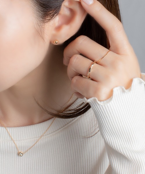 最終価格dress a dress K18イエローゴールド 本真珠チェーンリング dress a dress K18イエローゴールド 本真珠チェーンリング