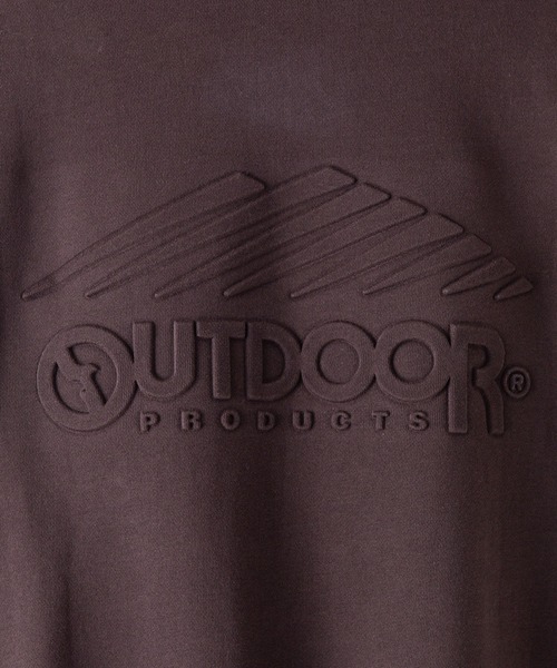 OUTDOOR PRODUCTS APPAREL（アウトドアプロダクツアパレル）の「USAコットン　エンボスバックプリント　ビッグシルエット　スウェットトレーナー（スウェット・レディース・ブラウン/チャコールグレー/オリーブ・FREE）」の16枚目の写真