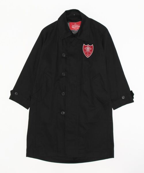 Vivienne Westwood(ヴィヴィアンウエストウッド)の「デニムボア ミリタリーコート(ダウンジャケット/コート・レディース・ブラック/インディゴブルー・FREE)」の5枚目の写真