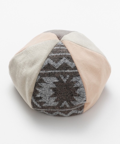 チャイハネ（チャイハネ）の「【チャイハネ】タビノンベレー（ハンチング/ベレー帽・メンズ・ブラック/ベージュ/カーキ・FREE）」の5枚目の写真