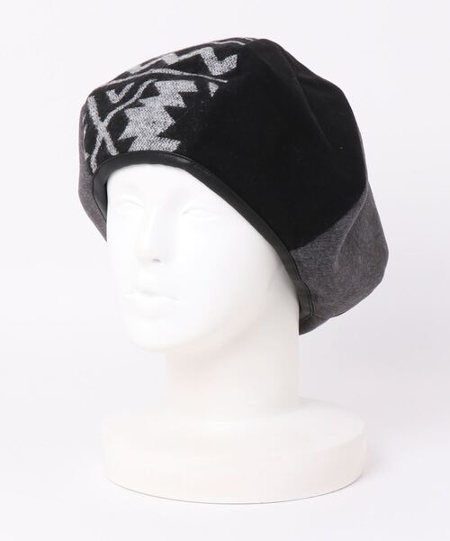 チャイハネ（チャイハネ）の「【チャイハネ】タビノンベレー（ハンチング/ベレー帽・メンズ・ブラック/ベージュ/カーキ・FREE）」の8枚目の写真