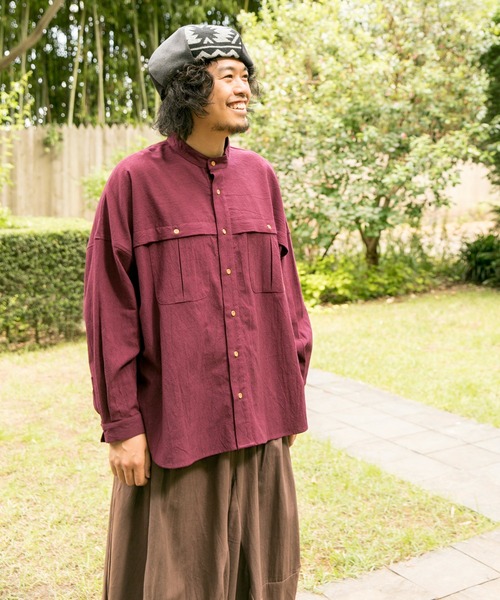 チャイハネ（チャイハネ）の「【チャイハネ】タビノンベレー（ハンチング/ベレー帽・メンズ・ブラック/ベージュ/カーキ・FREE）」の11枚目の写真