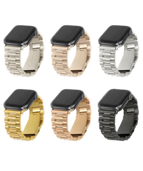 Urban Coral(アーバンコーラル)の「Apple Watch Band / アップルウォッチ バンド ステンレス / Urban Coral(デジタル腕時計・レディース・ブラック/シルバー/ゴールド/ピンクゴールド/ゴールド系その他/シャンパン・40mm/44mm)」の7枚目の写真