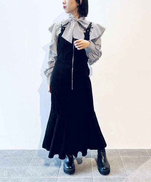 one way（ワンウェイ）の「ラッフルスリーブボウタイブラウス（シャツ/ブラウス・レディース・ライトピンク/ホワイト/ホワイト系その他・FREE）」の10枚目の写真