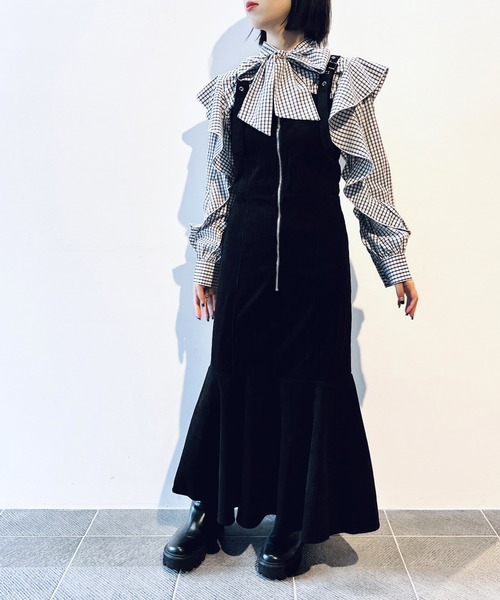 one way（ワンウェイ）の「ラッフルスリーブボウタイブラウス（シャツ/ブラウス・レディース・ライトピンク/ホワイト/ホワイト系その他・FREE）」の11枚目の写真