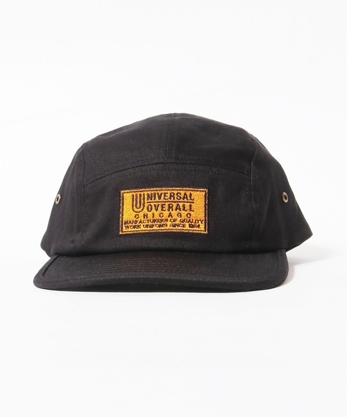 UNIVERSAL OVERALL（ユニバーサルオーバーオール）の「UNIVERSAL OVERALL/ユニバーサルオーバーオール ジェットキャップ 刺繍 キャップ（キャップ・メンズ・ブラック/グリーン・57~59cm）」の6枚目の写真