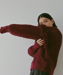 CASA FLINE | フリンジハンドニットプルオーバー(ニット/セーター)