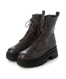 Mafmof | Mafmof(マフモフ)厚底トラックソールレースアップブーツ(ブーツ)