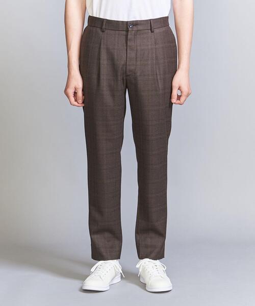 BEAUTY&YOUTH UNITED ARROWS（ビューティーアンドユースユナイテッドアローズ）の「フラノ チェック イージー テーパード パンツ（スラックス・メンズ・ネイビー/ダークブラウン・S/XL/M/L）」の10枚目の写真