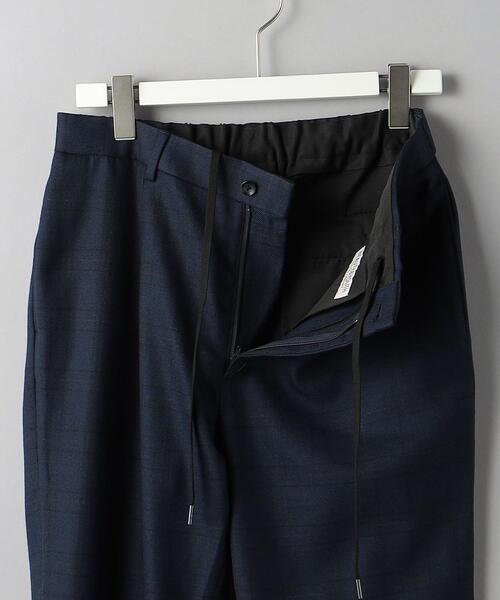 BEAUTY&YOUTH UNITED ARROWS（ビューティーアンドユースユナイテッドアローズ）の「フラノ チェック イージー テーパード パンツ（スラックス・メンズ・ネイビー/ダークブラウン・S/XL/M/L）」の7枚目の写真