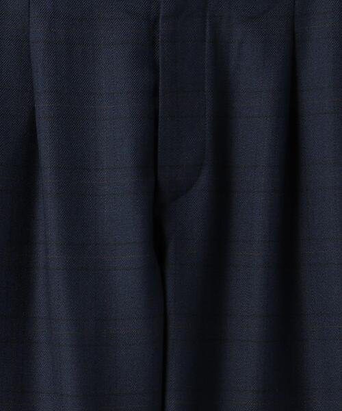 BEAUTY&YOUTH UNITED ARROWS（ビューティーアンドユースユナイテッドアローズ）の「フラノ チェック イージー テーパード パンツ（スラックス・メンズ・ネイビー/ダークブラウン・S/XL/M/L）」の15枚目の写真