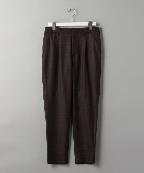 BEAUTY&YOUTH UNITED ARROWS（ビューティーアンドユースユナイテッドアローズ）の「フラノ チェック イージー テーパード パンツ（スラックス・メンズ・ネイビー/ダークブラウン・S/XL/M/L）」の16枚目の写真