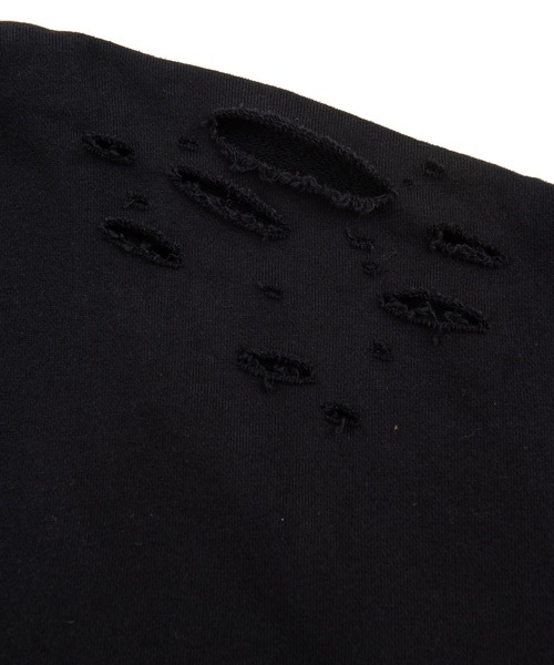 PUNYUS(プニュズ)の「クラッシュスウェット(スウェット・レディース・ワイン/杢グレー/ブラック・4/3)」の16枚目の写真