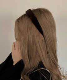 apres jour clair（アプレジュールクレア）の「【apres jour clair×ARIAZ】スエードカチューシャ（カチューシャ）」