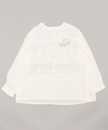 TSUHARU by Samansa Mos2 | 農夫風ポケット付刺繍ブラウス(シャツ/ブラウス)