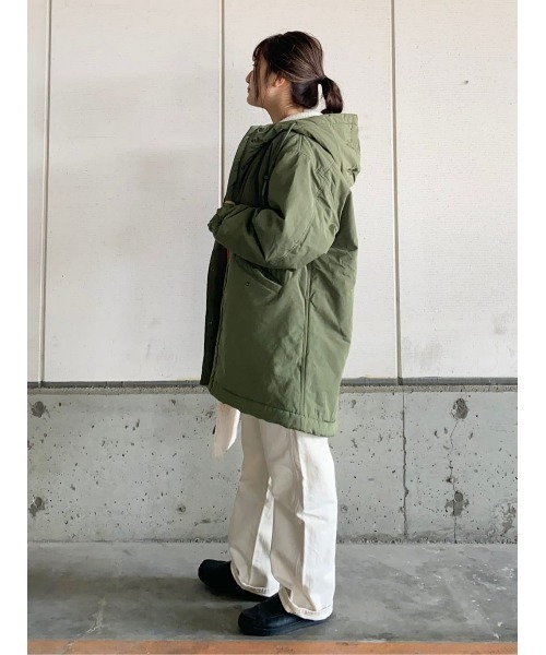 HONEYSUCKLE ROSE（ハニーサックルローズ）の「【HONEYSUCKLE ROSE】ボアミドルマウンテンパーカー（その他アウター・レディース・ブラック/カーキブラウン・M/L）」の20枚目の写真