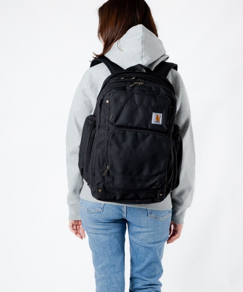 Carhartt WIP(カーハートダブリューアイピー)の「CARHARTT LEGACY DELUXE WORK PACK カーハート レガシィ デラックス ワーク バックパック(バックパック/リュック・メンズ・ブラック・FREE)」の6枚目の写真
