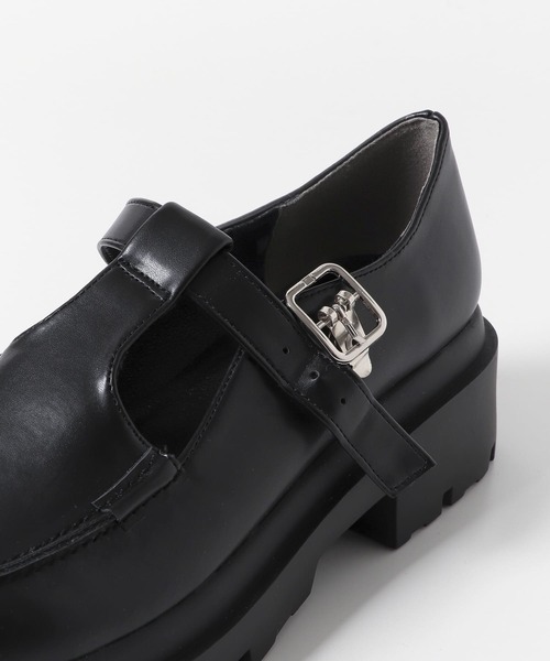 SENSE OF PLACE by URBAN RESEARCH（センスオブプレイスバイアーバンリサーチ）の「Tストラップボリュームソールシューズ（その他シューズ・レディース・アイボリー/ダークブラウン/ブラック・SMALL/MEDIUM/LARGE）」の20枚目の写真