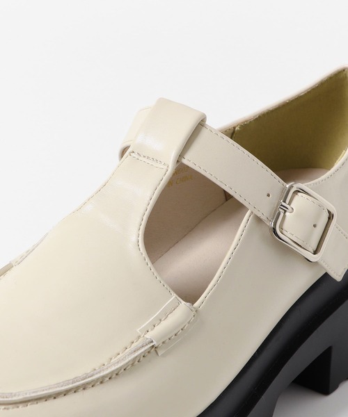 SENSE OF PLACE by URBAN RESEARCH（センスオブプレイスバイアーバンリサーチ）の「Tストラップボリュームソールシューズ（その他シューズ・レディース・アイボリー/ダークブラウン/ブラック・SMALL/MEDIUM/LARGE）」の22枚目の写真