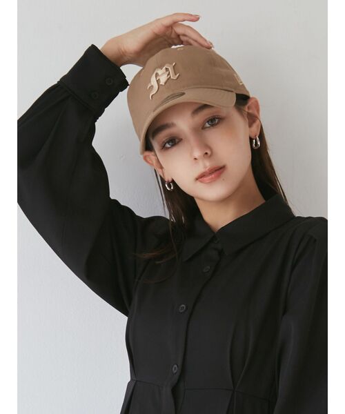 NEW ERA(ニューエラ)の「【NEW ERA/MURUA】LOGO CAP(キャップ・レディース・ブラック/ベージュ/グリーン・FREE)」の8枚目の写真