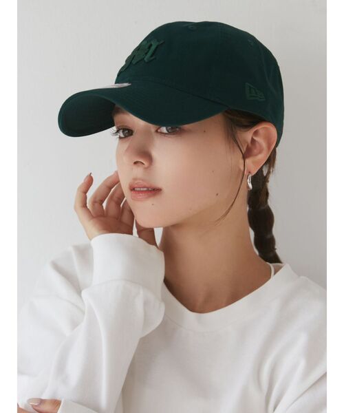 NEW ERA(ニューエラ)の「【NEW ERA/MURUA】LOGO CAP(キャップ・レディース・ブラック/ベージュ/グリーン・FREE)」の15枚目の写真