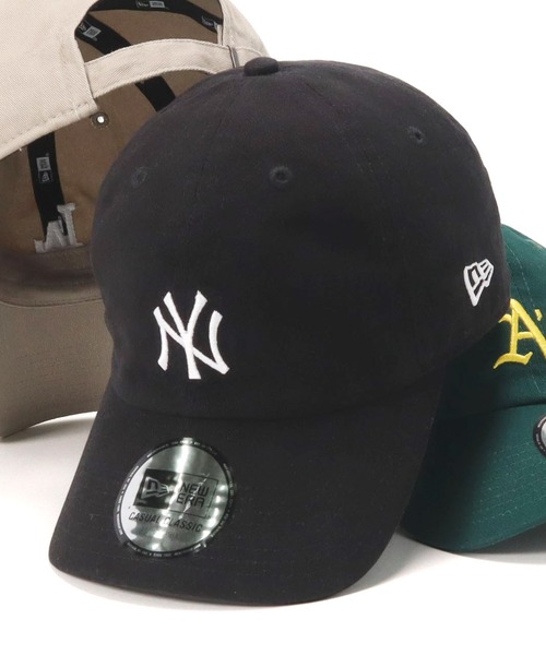 NEW ERA（ニューエラ）の「ニューエラキャップ MLB NY LA（キャップ・レディース・ネイビー/ベージュ系その他/ブラック系その他/ダークグリーン/ブルー/ブラック/カーキ/ベージュ・FREE）」の2枚目の写真