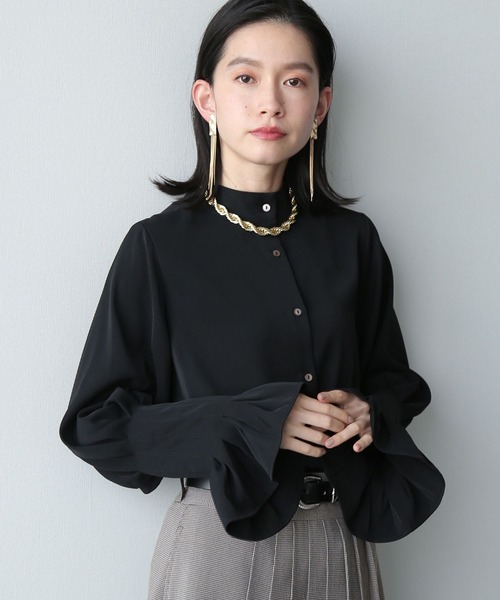 HARE（ハレ）の「2WAYソデタックシャツ(HARE)（シャツ/ブラウス・レディース・ホワイト/ブラック・FREE）」の16枚目の写真