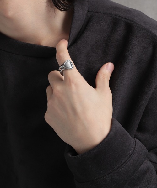 HARE（ハレ）の「ステンレスマルチデザインリング(HARE)（リング・メンズ・シルバー・FREE）」の6枚目の写真