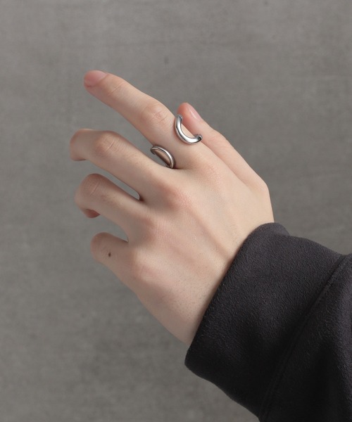 HARE（ハレ）の「ステンレスマルチデザインリング(HARE)（リング・メンズ・シルバー・FREE）」の9枚目の写真