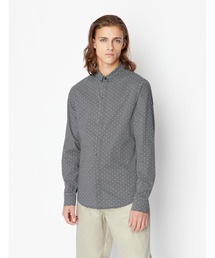 ARMANI EXCHANGE | 【A|X アルマーニ エクスチェンジ】グラフィックロゴプリント　長袖シャツ/SLIM(シャツ/ブラウス)