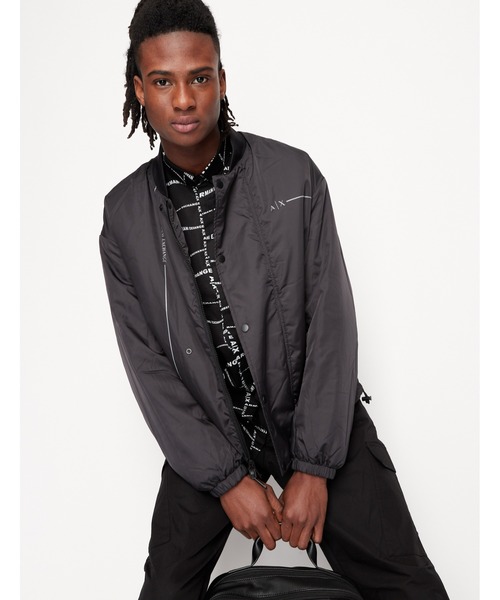ARMANI EXCHANGE（アルマーニエクスチェンジ）の「【A|X アルマーニ エクスチェンジ】グラフィックロゴプリント　長袖シャツ/SLIM（シャツ/ブラウス・メンズ・ホワイト系2/ブラック系2/ホワイト系1/ブラック系1/ホワイト系3/ネイビー系1・LARGE/MEDIUM/X-LARGE/X-SMALL/SMALL）」の11枚目の写真