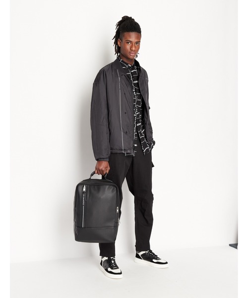 ARMANI EXCHANGE（アルマーニエクスチェンジ）の「【A|X アルマーニ エクスチェンジ】グラフィックロゴプリント　長袖シャツ/SLIM（シャツ/ブラウス・メンズ・ホワイト系2/ブラック系2/ホワイト系1/ブラック系1/ホワイト系3/ネイビー系1・LARGE/MEDIUM/X-LARGE/X-SMALL/SMALL）」の12枚目の写真