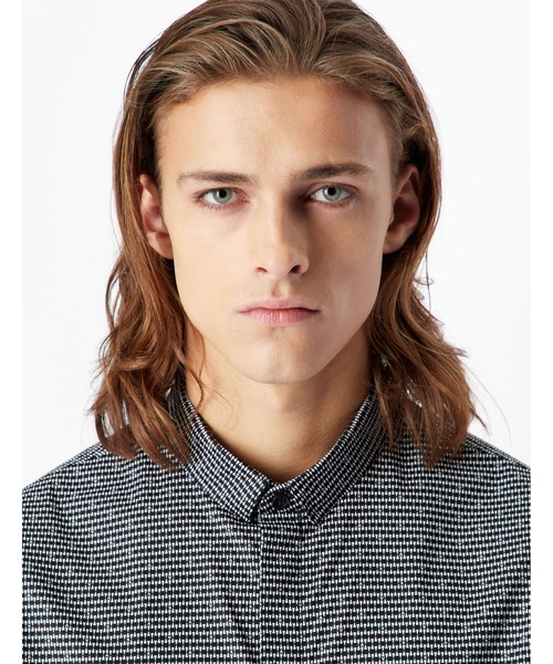 ARMANI EXCHANGE（アルマーニエクスチェンジ）の「【A|X アルマーニ エクスチェンジ】グラフィックロゴプリント　長袖シャツ/SLIM（シャツ/ブラウス・メンズ・ホワイト系2/ブラック系2/ホワイト系1/ブラック系1/ホワイト系3/ネイビー系1・LARGE/MEDIUM/X-LARGE/X-SMALL/SMALL）」の19枚目の写真