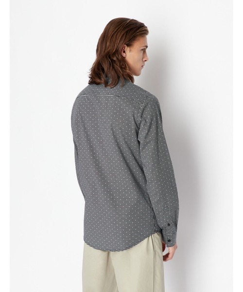 ARMANI EXCHANGE（アルマーニエクスチェンジ）の「【A|X アルマーニ エクスチェンジ】グラフィックロゴプリント　長袖シャツ/SLIM（シャツ/ブラウス・メンズ・ホワイト系2/ブラック系2/ホワイト系1/ブラック系1/ホワイト系3/ネイビー系1・LARGE/MEDIUM/X-LARGE/X-SMALL/SMALL）」の20枚目の写真