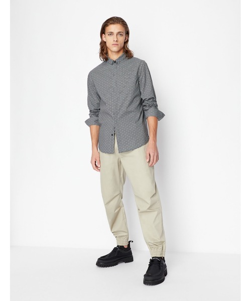 ARMANI EXCHANGE（アルマーニエクスチェンジ）の「【A|X アルマーニ エクスチェンジ】グラフィックロゴプリント　長袖シャツ/SLIM（シャツ/ブラウス・メンズ・ホワイト系2/ブラック系2/ホワイト系1/ブラック系1/ホワイト系3/ネイビー系1・LARGE/MEDIUM/X-LARGE/X-SMALL/SMALL）」の21枚目の写真