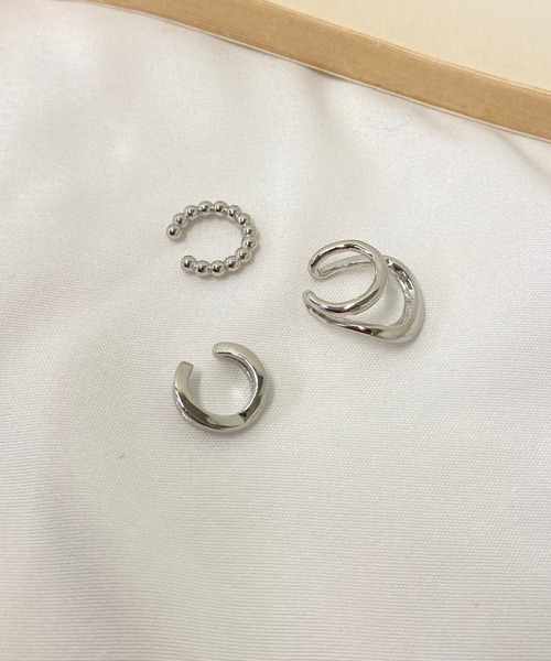 WEGO（ウィゴー）の「WEGO/【3点セット】イヤカフ（イヤーカフ・レディース・その他5/その他3/その他11/その他8/その他9/その他1・FREE）」の2枚目の写真