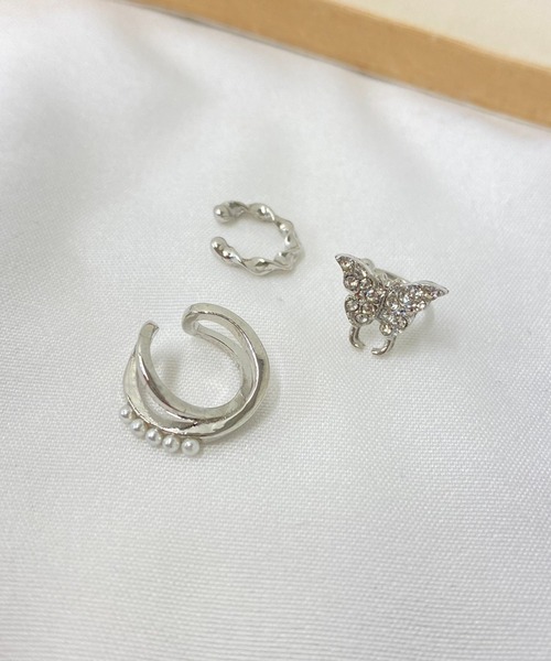 WEGO（ウィゴー）の「WEGO/【3点セット】イヤカフ（イヤーカフ・レディース・その他5/その他3/その他11/その他8/その他9/その他1・FREE）」の4枚目の写真