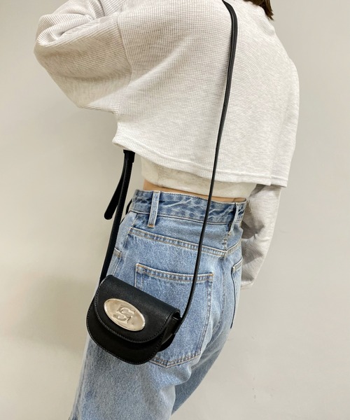 WHO'S WHO gallery(フーズフーギャラリー)の「【SLOPPY/スロッピー】Sロゴミニショルダー(ショルダーバッグ・レディース・サックスブルー/パープル/ブラック/レッド/イエロー/シルバー・FREE)」の13枚目の写真