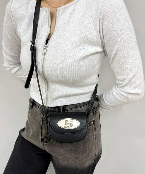 WHO'S WHO gallery(フーズフーギャラリー)の「【SLOPPY/スロッピー】Sロゴミニショルダー(ショルダーバッグ・レディース・サックスブルー/パープル/ブラック/レッド/イエロー/シルバー・FREE)」の8枚目の写真