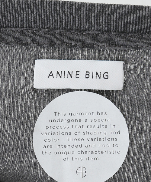 Anine Bing（アニー ビング）の「【ANINE BING / アニン ビン】 LILI BING Tシャツ（Tシャツ/カットソー・レディース・チャコールグレー・FREE）」の17枚目の写真