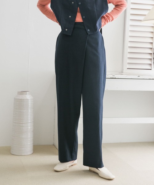 KBF(ケイビーエフ)の「ルーズボトムアシメパンツ(その他パンツ・レディース・ベージュ/ネイビー/カーキ・ONE)」の11枚目の写真