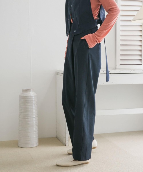 KBF(ケイビーエフ)の「ルーズボトムアシメパンツ(その他パンツ・レディース・ベージュ/ネイビー/カーキ・ONE)」の12枚目の写真