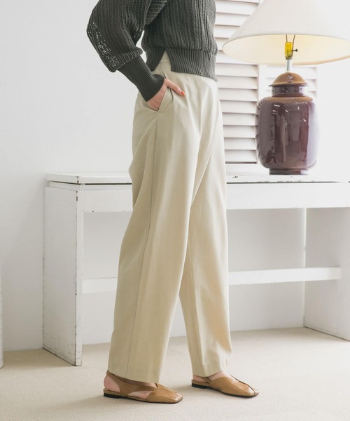 KBF(ケイビーエフ)の「ルーズボトムアシメパンツ(その他パンツ・レディース・ベージュ/ネイビー/カーキ・ONE)」の18枚目の写真