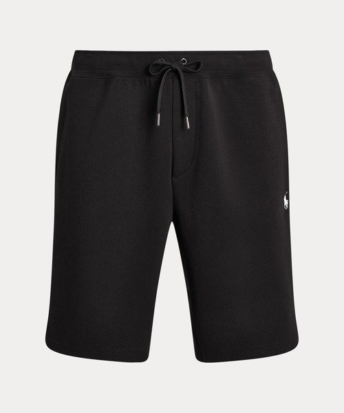 美品 正規 Ｍ相応 ポロ ラルフローレン ダブルニット ショートパンツ ブラック 美品 正規 M相応 ポロ ラルフローレン ダブルニット ショートパンツ