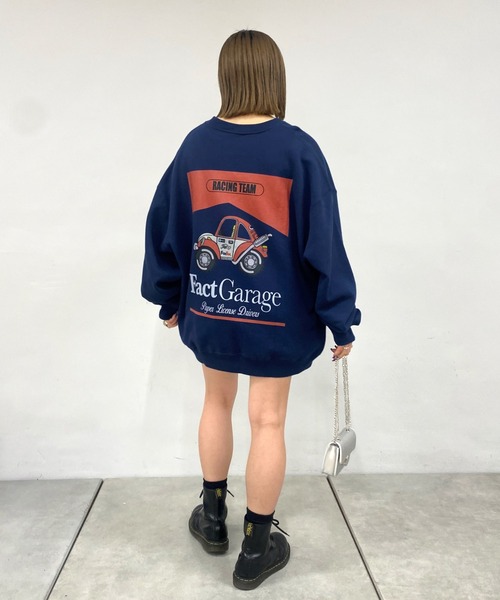 WHO'S WHO gallery(フーズフーギャラリー)の「COOPER FACT RACING TEAMスウェット(スウェット・レディース・アッシュグレー/ホワイト/ブラック/ネイビー・FREE)」の12枚目の写真